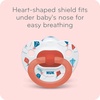 image:imageNUK First Choice Classic Orthodontic Baby Pacifier 618 Months Baby Pacifier Assorted Colors Baby Must Haves 5packNeutral