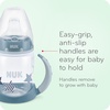 image:imageNUK First Choice Smooth Flow AntiColic Bottle Peach 5 oz Baby Bottle with SafeTemp Temperature Indicator Newborn Essentials 1PackGray Elephant