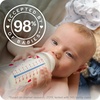 image:imageNUK First Choice Smooth Flow AntiColic Bottle Peach 5 oz Baby Bottle with SafeTemp Temperature Indicator Newborn Essentials 1PackGray Elephant