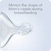 image:imageNUK First Choice Smooth Flow AntiColic Bottle Peach 5 oz Baby Bottle with SafeTemp Temperature Indicator Newborn Essentials 1PackGray Elephant