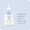 image:imageNUK First Choice Smooth Flow AntiColic Bottle Peach 5 oz Baby Bottle with SafeTemp Temperature Indicator Newborn Essentials 1PackGray Elephant