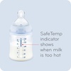 image:imageNUK First Choice Smooth Flow AntiColic Bottle Peach 5 oz Baby Bottle with SafeTemp Temperature Indicator Newborn Essentials 1PackPink Bunny