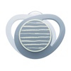 image:imageNUK GlowintheDark Orthodontic Pacifier with HeartShaped Shield BPAFree fits 618 Months 4PackBear