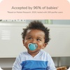 image:imageNUK GlowintheDark Orthodontic Pacifier with HeartShaped Shield BPAFree fits 618 Months 4PackBear