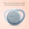 image:imageNUK GlowintheDark Orthodontic Pacifier with HeartShaped Shield BPAFree fits 618 Months 4PackBear