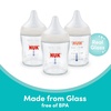 image:imageNUK Perfect Match 2in1 Natural and AntiColic Bottle with Slow Flow Wide Adaptable Nipple 5oz 2 PackPerfect Match Glass
