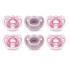 image:imageNUK Comfy Pacifiers 06 Months 6 Count Pack of 1Pink Assorted