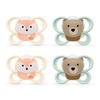 image:imageNUK Perfect Match Air Pacifiers 6 Months 4 PackFox  Bear