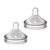 image:imageNUK Simply Natural Baby Bottle Nipples  Medium Flow Silicone Extra Soft AntiColic Air System BPAFree Pack of 2