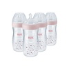 image:imageNUK Simply Natural Baby Bottle with SafeTempPink