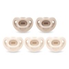 image:imageNUK Timeless Comfy Pacifier  100 Silicone OnePiece Design  BPAFree Gentle on Babys Skin  5Pack for 618MNeutral Assorted