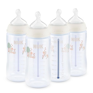 image:imageNUK First Choice Smooth Flow AntiColic Bottle Peach 5 oz Baby Bottle with SafeTemp Temperature Indicator Newborn Essentials 1PackPeach Sheep