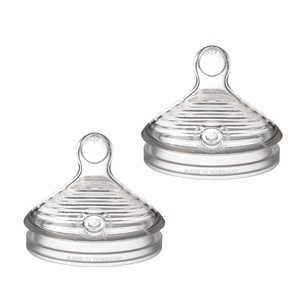image:imageNUK Simply Natural Baby Bottle Nipples  Medium Flow Silicone Extra Soft AntiColic Air System BPAFree Pack of 2