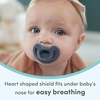 image:imageNUK 100 Silicone Comfy Orthodontic Pacifiers 06 Months Pink Fashion Timeless Collection 5 CountBlue Assorted