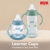 image:imageNUK First Choice Learner Cup 20 5 oz Sippy Cup with Handles Spill Proof Leak Proof Soft Straw Cup 2packFruits and Animals