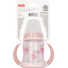 image:imageNUK First Choice Learner Cup 20 5 oz Sippy Cup with Handles Spill Proof Leak Proof Soft Straw Cup 2packPink Hearts