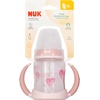 image:imageNUK First Choice Learner Cup 20 5 oz Sippy Cup with Handles Spill Proof Leak Proof Soft Straw Cup 2packPink Hearts