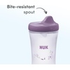 image:imageNUK First Choice Sesame Street Active Hard Spout Straw Cup 20 10 oz Sippy Cup with OntheGo Carry Clip Lightweight Leak Proof Spill Proof Cup 2PackSesame Street