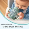 image:imageNUK Learner Straw Cup 10oz  Toddler Cup with Soft Straw for Easy Drinking Suitable for Ages 8 Months and UpGreen