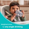 image:imageNUK Perfect Match Learner Straw Cup 5 oz 2 pack  Soft Straw EasyGrip Handles BPA Free Spill Proof Transition Sippy CupBlue