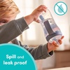 image:imageNUK Perfect Match Learner Straw Cup 5 oz 2 pack  Soft Straw EasyGrip Handles BPA Free Spill Proof Transition Sippy CupBlue Bears