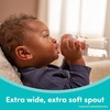 image:imageNUK Perfect Match Learner Straw Cup 5 oz 2 pack  Soft Straw EasyGrip Handles BPA Free Spill Proof Transition Sippy CupOrange Monkeys