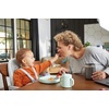 image:imageNUK Silicone Baby Tableware Bundle Includes 1 Plate 1 Bowl 1 Cup amp 1 Spoon Durable Suction Feature Helps Reduce Spills MicrowaveSafe BPAFreeGreen