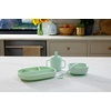 image:imageNUK Silicone Baby Tableware Bundle Includes 1 Plate 1 Bowl 1 Cup amp 1 Spoon Durable Suction Feature Helps Reduce Spills MicrowaveSafe BPAFreeGreen