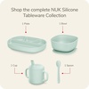 image:imageNUK Silicone Baby Tableware Bundle Includes 1 Plate 1 Bowl 1 Cup amp 1 Spoon Durable Suction Feature Helps Reduce Spills MicrowaveSafe BPAFreeGreen