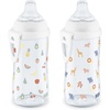 image:imageNUK Active Spill Proof Sippy Cup 10 oz 2 Pack 8 Months Pink  BPA Free Spill Proof Sippy CupFruits  Animals