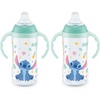 image:imageNUK Learner Cup 10 Oz Pack of 2 Pooh Bear  Soft Spout EasyGrip Handles BPA Free Spill Proof Transition Sippy CupDisneys Stitch
