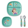 image:imageNUK Silicone Baby Tableware Bundle Includes 1 Plate 1 Bowl 1 Cup amp 1 Spoon Durable Suction Feature Helps Reduce Spills MicrowaveSafe BPAFreeMs Rachel