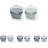 image:imageNUK for Nature Suction Bowl and Lid LeakProof Lid Microwave Freezer amp Top Rack Dishwasher Safe BPAFree2 Count Pack of 4