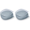 image:imageNUK for Nature Suction Plate and Lid LeakProof Lid Microwave Freezer amp Top Rack Dishwasher Safe BPA amp LatexFree Pack of 11 Count Pack of 2
