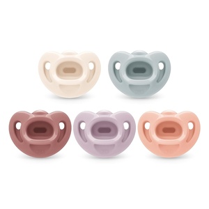 image:imageNUK 100 Silicone Comfy Orthodontic Pacifiers 06 Months Pink Fashion Timeless Collection 5 CountPink Assorted