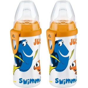 image:imageNUK Active Sippy Cup 10 oz 2 Pack Disney Princess BPAFree Soft Spout SpillProof CupFinding Nemo