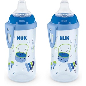 image:imageNUK Active Spill Proof Sippy Cup 10 oz 2 Pack 8 Months Pink  BPA Free Spill Proof Sippy CupBlue Music