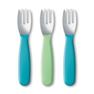 image:imageNUK Kiddy Cutlery Forks Durable Stainless Steel BPA amp LatexFree 18 Months Pack of 3Forks