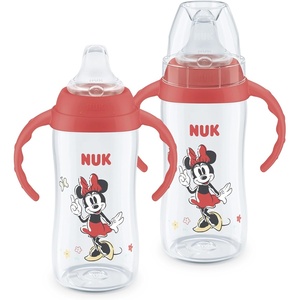 image:imageNUK Learner Cup 10 Oz Pack of 2 Pooh Bear  Soft Spout EasyGrip Handles BPA Free Spill Proof Transition Sippy CupMinnie Mouse 20