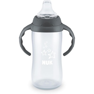 image:imageNUK Learner Cup 10 oz 2 Pack 8 Months  BPA Free Spill Proof Sippy CupGray Stars