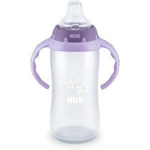 image:imageNUK Learner Cup 10 oz 2 Pack 8 Months  BPA Free Spill Proof Sippy CupPurple Stars