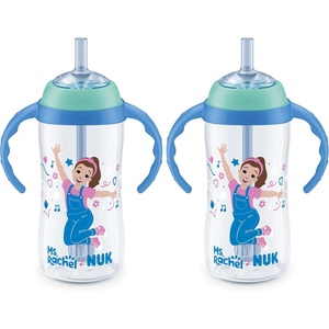 image:imageNUK Learner Straw Cup 10oz  Toddler Cup with Soft Straw for Easy Drinking Suitable for Ages 8 Months and UpMs Rachel