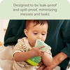 image:imageNUK Fun Grips Hard Spout Sippy Cup 10 oz  Easy to Hold BPA Free Spill Proof Toddler Cup 4pkGreenYellow