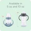 image:imageNUK Fun Grips Hard Spout Sippy Cup 10 oz  Easy to Hold BPA Free Spill Proof Toddler Cup 4pkTealPurple