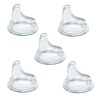 image:imageNUK Replacement Silicone Spout for Select NUK Cups SpillProof Soft Spout DishwasherSafe BPAFree Clear Pack of 31 Count Pack of 5