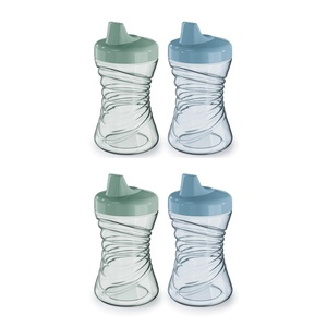 image:imageNUK Fun Grips Hard Spout Sippy Cup 10 oz  Easy to Hold BPA Free Spill Proof Toddler Cup 4pkBlueGreen 20