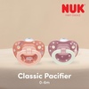 image:imageNUK First Choice Classic Orthodontic Baby Pacifier 618 Months Baby Pacifier Purple amp Blue Baby Must Haves 5PackOrange  Pink