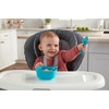 image:imageNUK Pretensil Dipper Spoon amp Fork Set Baby amp Toddler SelfFeeding Utensils EasyGrip MessReducing Design 4 PackBlue